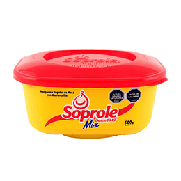 Mantequilla Mix Margarina Pote 500 Gr Soprole