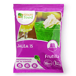 Jalea 15 de Frutilla 1 Kg Macrofood