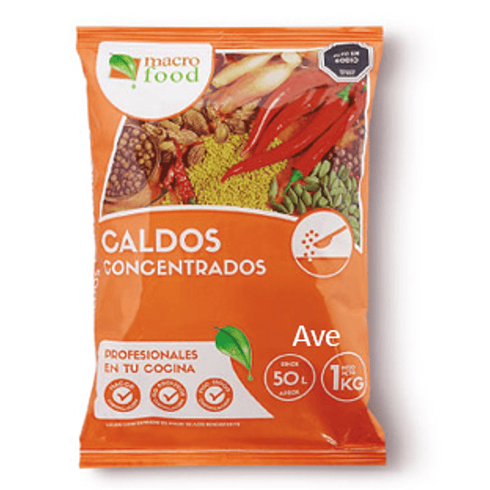 Caldo De Pollo 1 Kg Macrofood