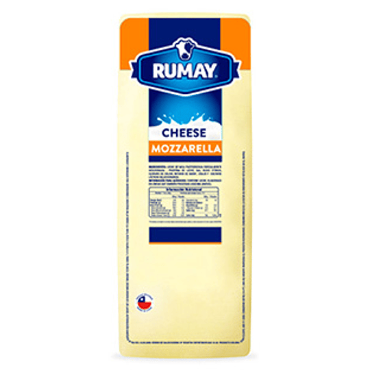 Queso Mozzarella Barra 4 Kg App Rumay 