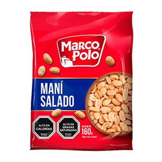 Mani Salado 160 Gr Marco Polo