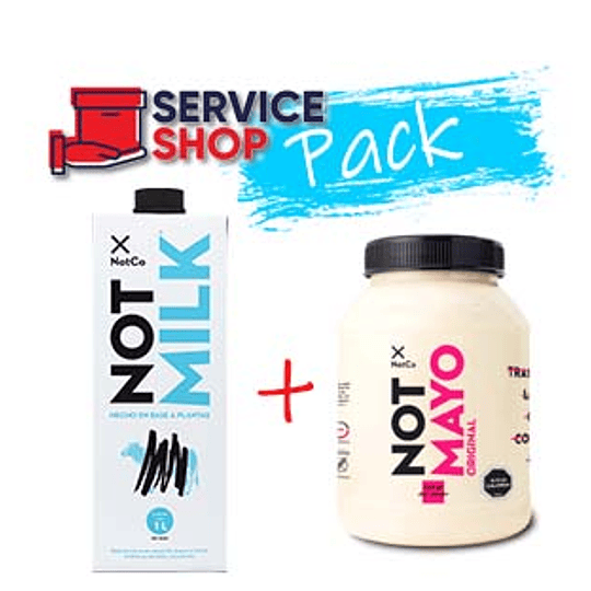 Pack Not Mayo Original 750 GR NotCo + Leche Not Milk 1 LT NotCo