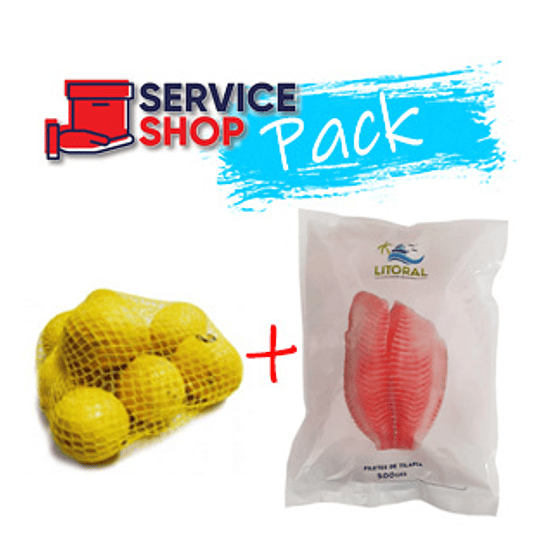 Pack Tilapia Filete 500 Gr Litoral + Limon en Malla 1 Kg