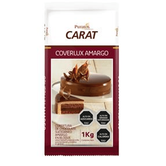 Cobertura Chocolate Amargo Coverlux 1 Kg Puratos
