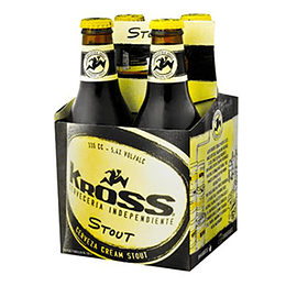 Cerveza Botella Stout Pack 4 X 330 Ml Kross