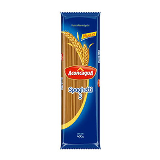 Fideos Spaguetti N° 5 400 Gr Aconcagua