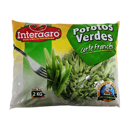 Poroto Verde Corte Frances 2 Kg Interagro 