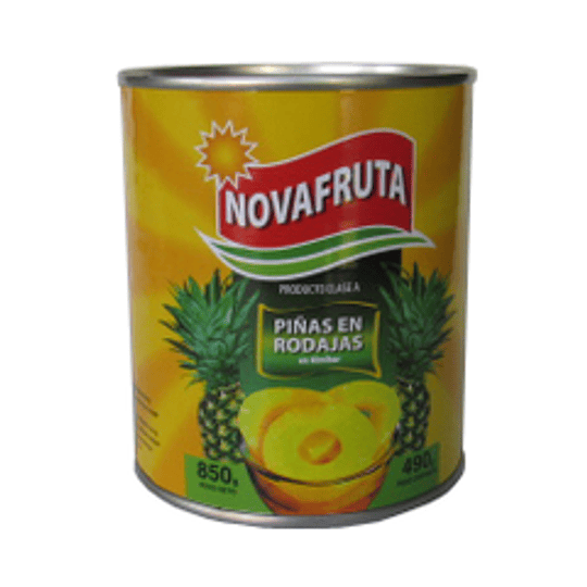 Piña en Rodaja 850 Gr Novafruta