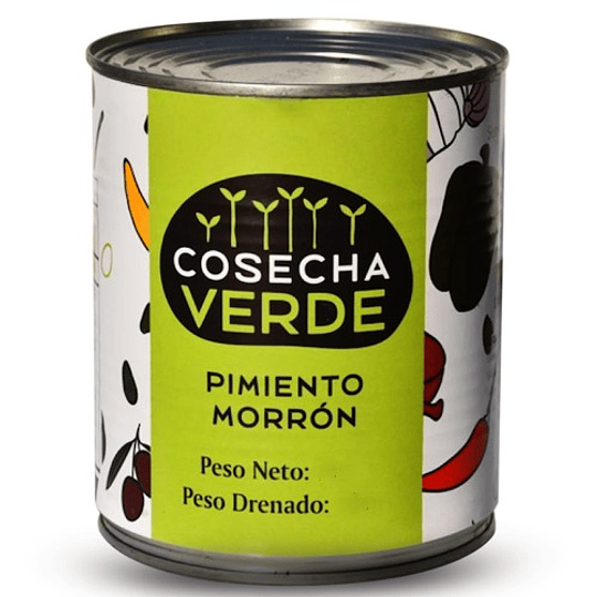 Pimientos Morrones 3 Kg Cosecha Verde