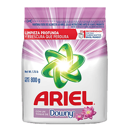 Detergente en Polvo C/Downy 14 X 800 Gr Ariel