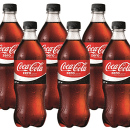 Coca Cola Zero Desechable 591 Ml