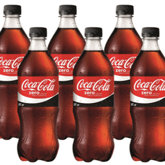 Coca Cola Zero Desechable 591 Ml