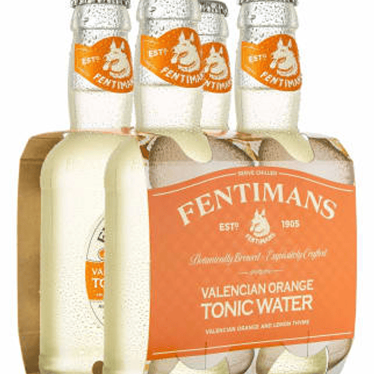 Valencian Orange Tonic Water 4-Pack 200Cc Fentimans 