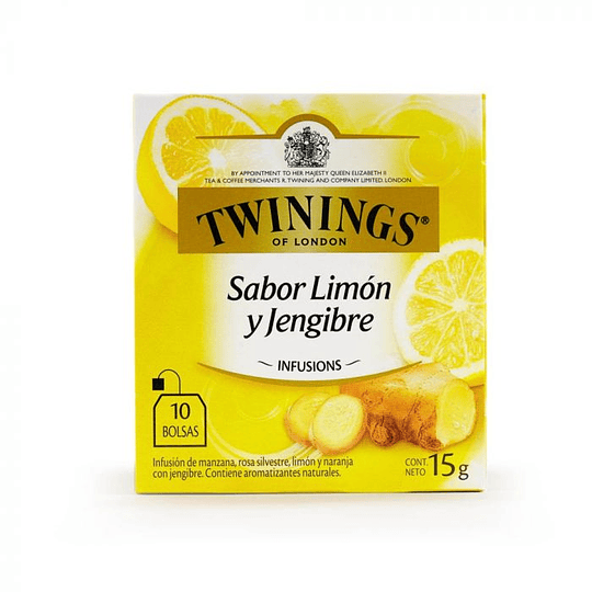 Te Limón y Jengibre 10 Bolitas Twinings