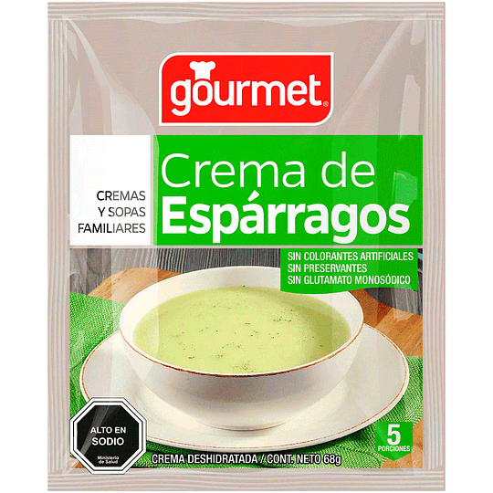 Crema de Espárragos Tradicional 68 Gr Gourmet