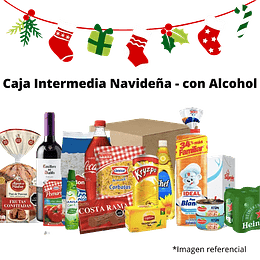 Caja Intermedia Navideña - con Alcohol
