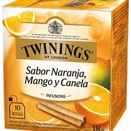 Infusion Naranja Mango Canela 10 Bols Twinings 