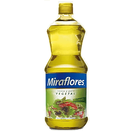 Aceite Vegetal  1000 cc Miraflores