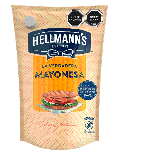 Mayonesa Regular Doypack 744 Gr. Hellmanns