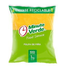 Pulpa Piña 1 Kg Minuto Verde