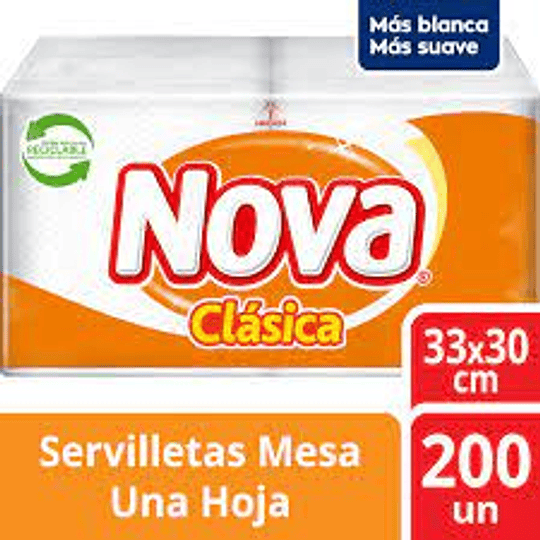 Servilleta Mesa Nova 200 Unid NOVA	
