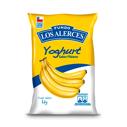 Yoghurt Platano 1 Lt Los Alerces