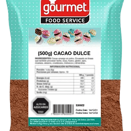 Cacao Dulce En Polvo 500 gr Gourmet