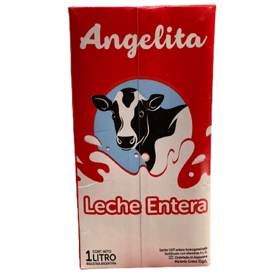 Leche Entera UHT 1 Lt Angelita