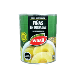 Piña en Rodaja 590 Gr WASIL