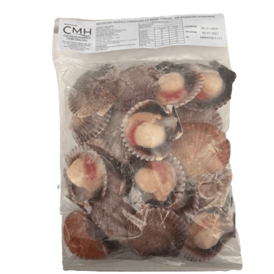 Ostión Peruano Media Concha Cal 25/35 1 Kg 