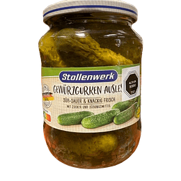 Pepinillos en Vinagre 670 gr Stollenwerk