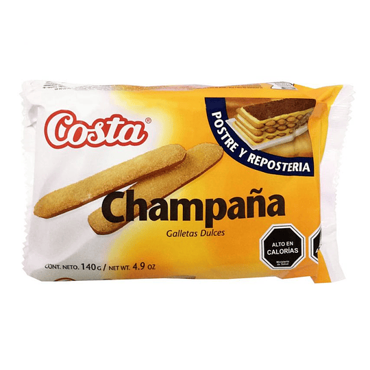 Galleta Champaña Unidad 140 Gr Costa