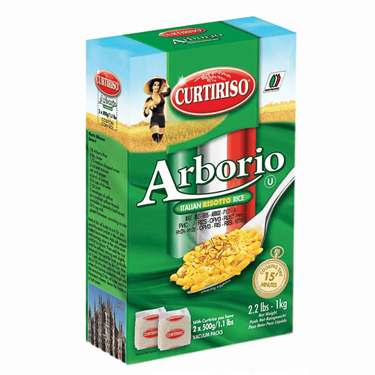 Arroz Arborio 1 Kg Curtiriso