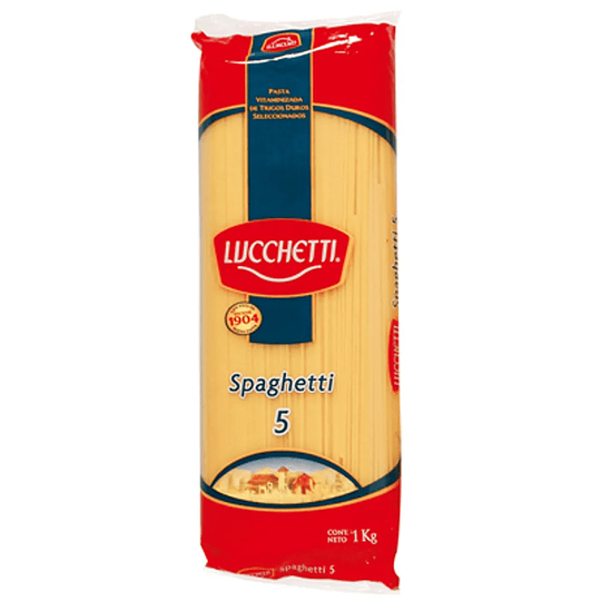 Fideos Spaguetti N°5 1 Kg Luchetti