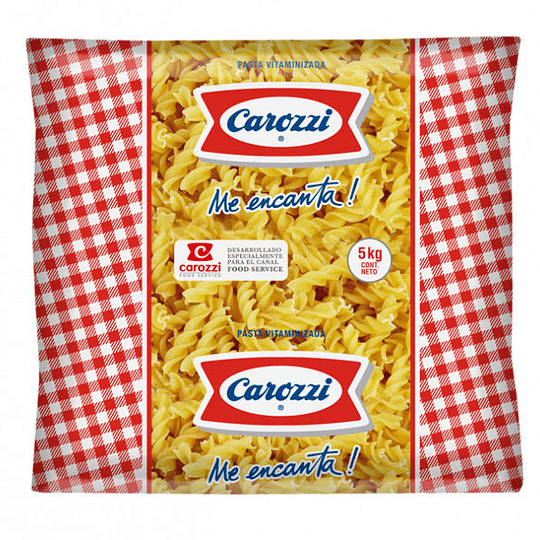 Fideos Espirales N° 49 5 Kg Carozzi