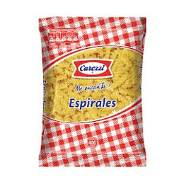 Fideos Espirales 400 Grs Carozzi