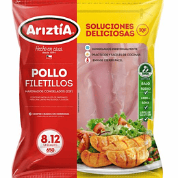 Filetillo de Pollo 650 Gr Ariztia