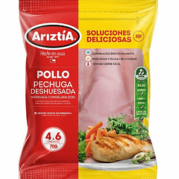 Pechuga de Pollo Deshuesada 700 Gr Ariztia