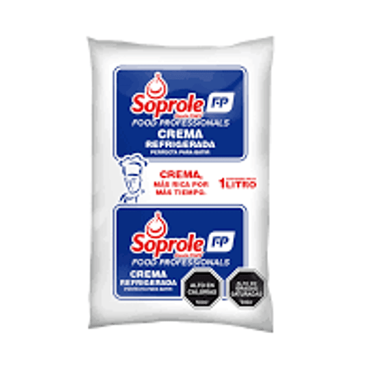 Crema Bolsa 1 Lt Soprole