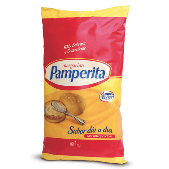 Margarina Con Sal 1 Kg Pamperita