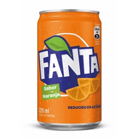 Fanta Lata 220 Ml Pack 6 Und.