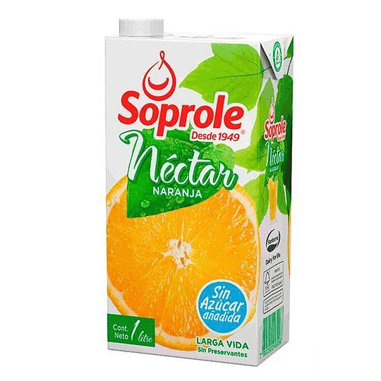 Jugo de Naranja Tetra 1 Lt Soprole