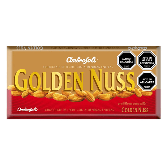 Chocolate Golden Nuss 140 Gr Ambrosoli