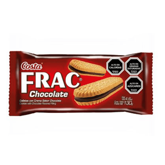 Galleta de Chocolate Frac Unidad 130 Gr Costa