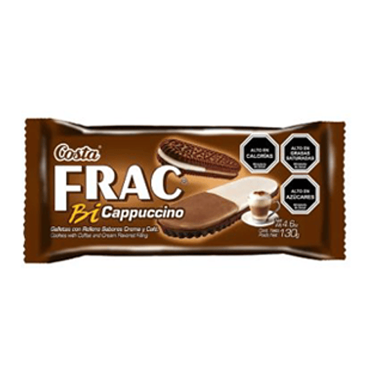 Galleta Bi Capuccino Frac Unidad 130 Gr Costa