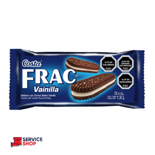 Galleta de Vainilla Frac Unidad 130 Gr Costa