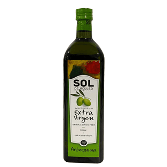 Aceite de Oliva Botella 1 Lt Sol de Aculeo