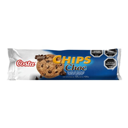 Galletas Chocochips Unidad 125 Gr Costa