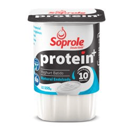 Yoghurt Protein Natural Pack 4 Unidades 155 Gr Soprole