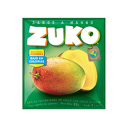 Jugo en Polvo Mango Sobre de 25 Gr Zuko
